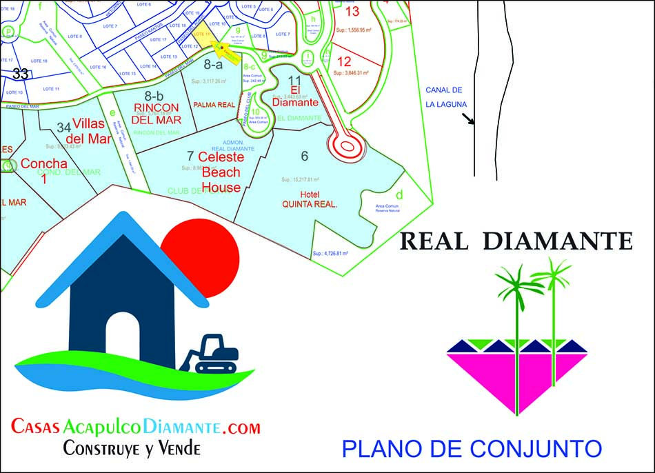 Terreno Paseo del Agave - Planos Real Diamante 1 Terreno Paseo del Agave - Planos Real Diamante 1